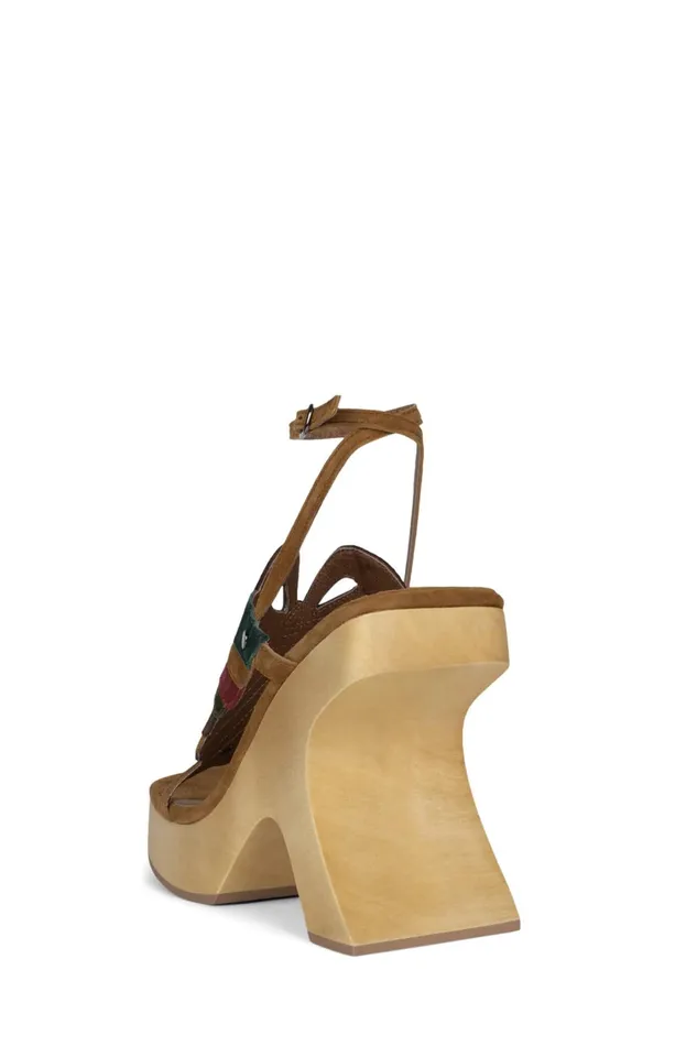 Women Sandal Jeffrey Campbell MORPHO Pink Lilac Suede Multi