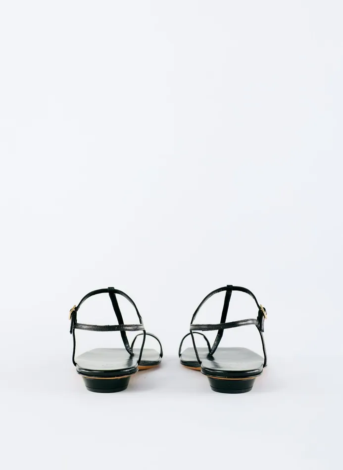 Women Sandals Tibi Barry Kidskin Sandal Black