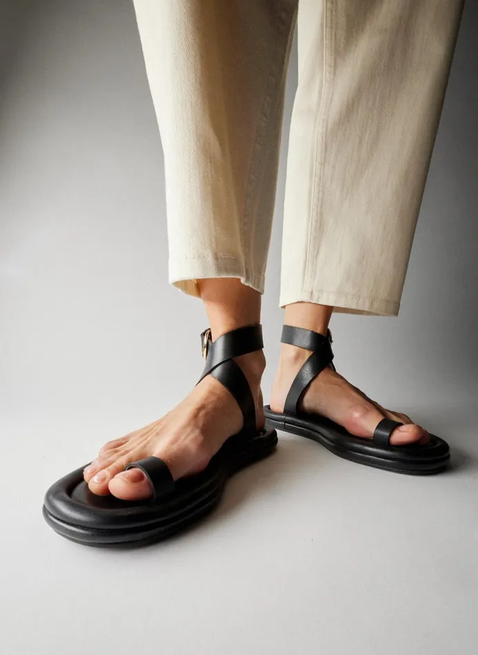 Women Sandals Tibi Dwayne Sandal Black