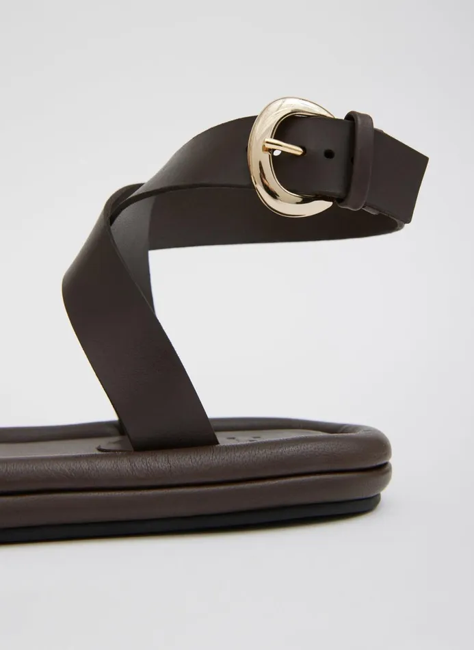 Women Sandals Tibi Dwayne Sandal Dark Brown