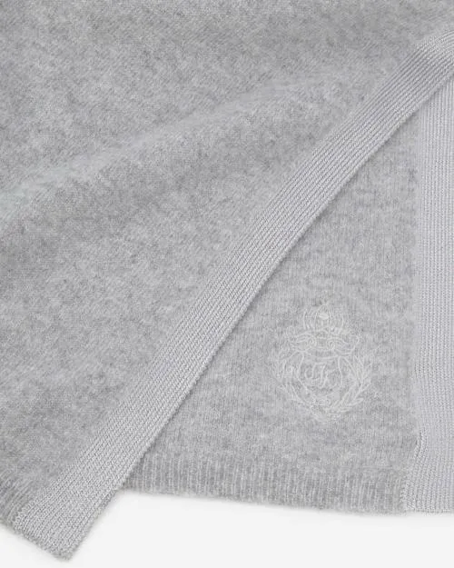 Women Scarves The Kooples Grey Cashmere Scarf Middle Grey Mel