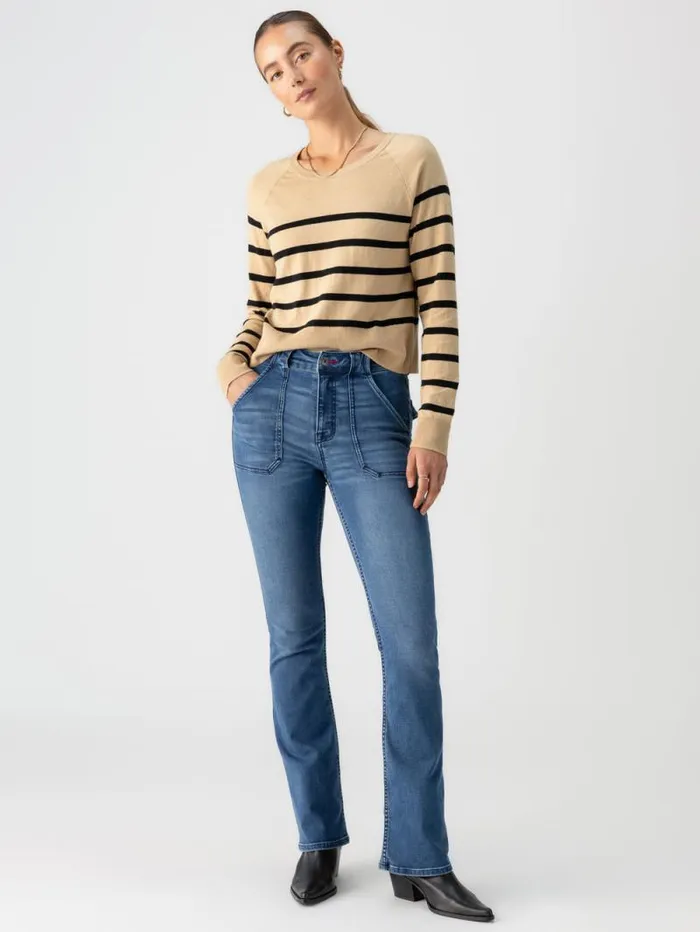 Women Sculpted Hayden Bootcut Standard Rise Denim Pant Lucky Streak Sanctuary Clothing Denim