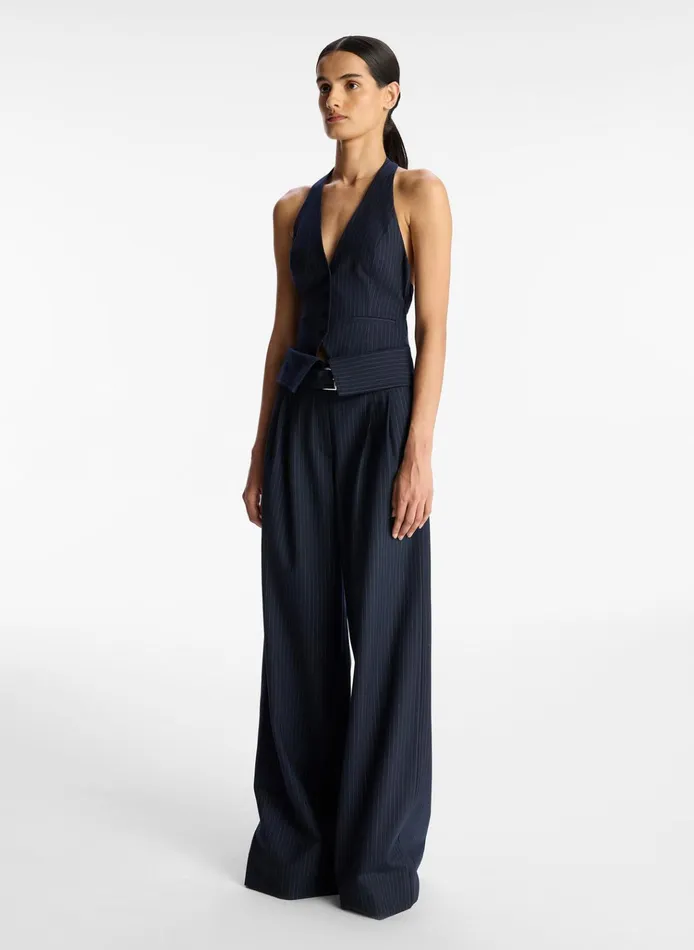 Women Sets ALC Emma Pinstripe Pant Navy