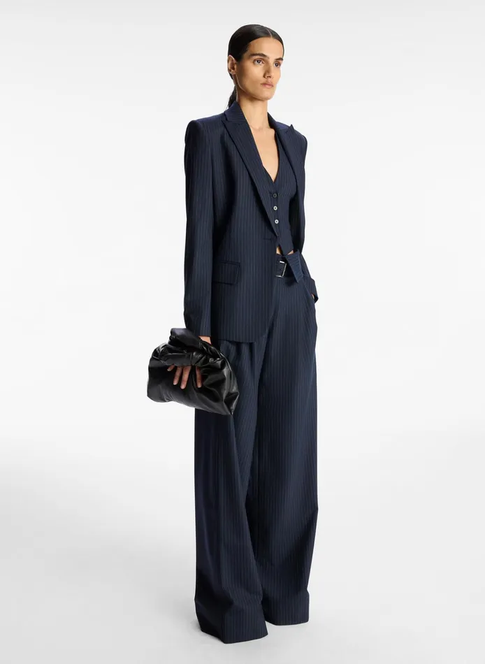 Women Sets ALC Emma Pinstripe Pant Navy