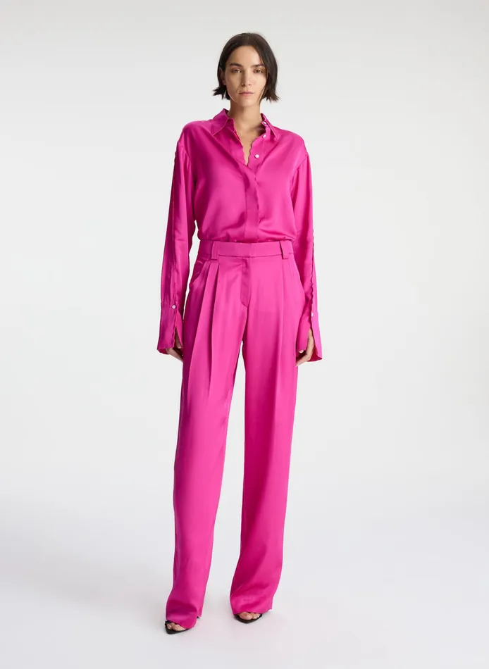 Women Sets ALC Fynn Satin Pant Disco Pink
