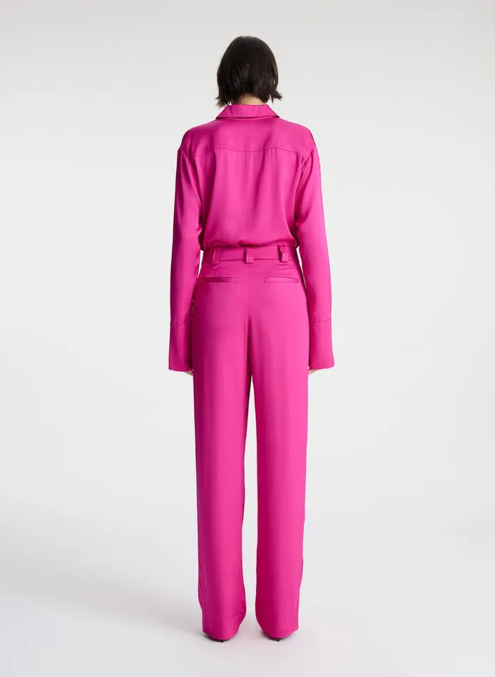 Women Sets ALC Fynn Satin Pant Disco Pink