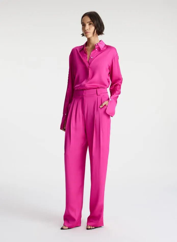 Women Sets ALC Fynn Satin Pant Disco Pink