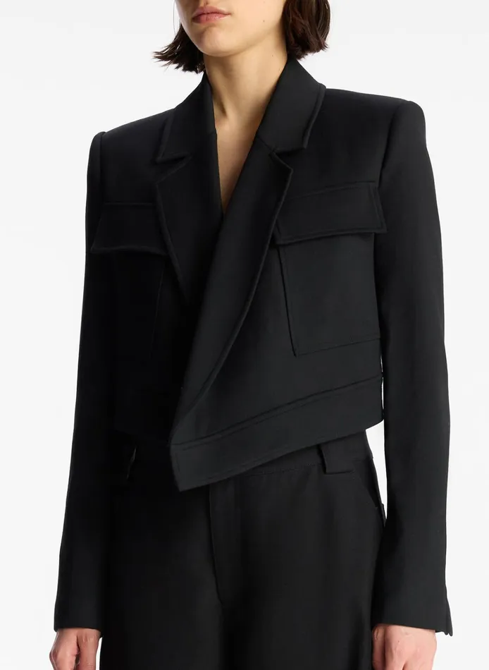 Women Sets ALC Reeve Cropped Jacket Black