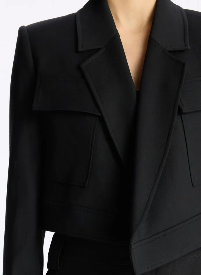 Women Sets ALC Reeve Cropped Jacket Black