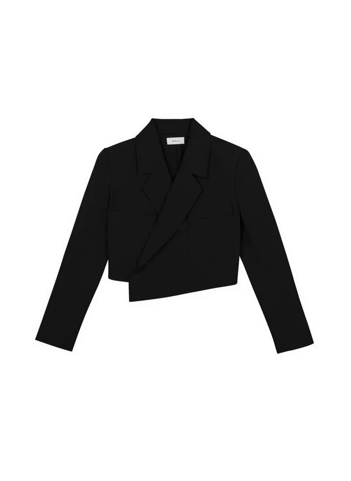 Women Sets ALC Reeve Cropped Jacket Black