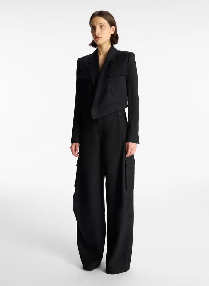 Women Sets ALC Reeve Cropped Jacket Black