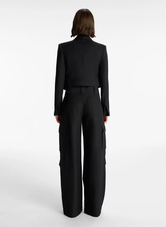 Women Sets ALC Reeve Cropped Jacket Black