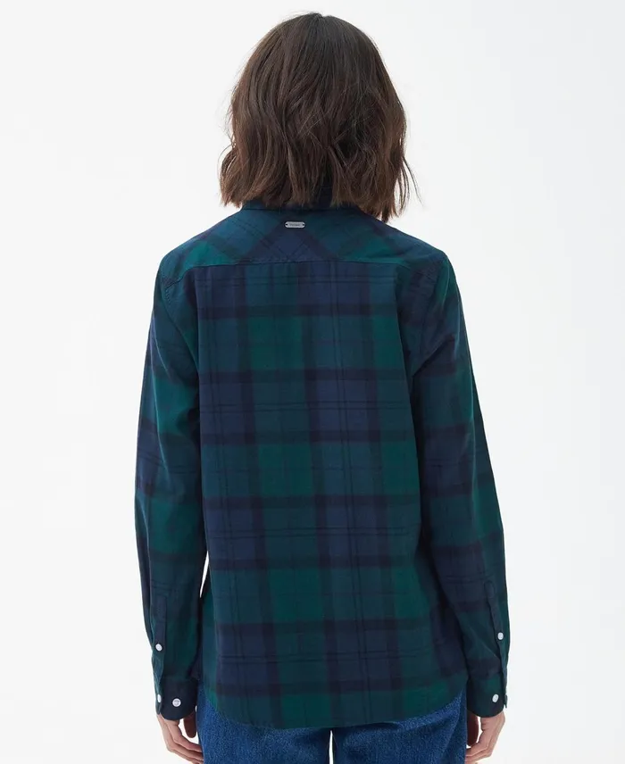 Women Shirts and Blouses Barbour Bredon Shirt Navy Tartan Women Shirts and Blouses Barbour Bredon Shirt Navy Tartan