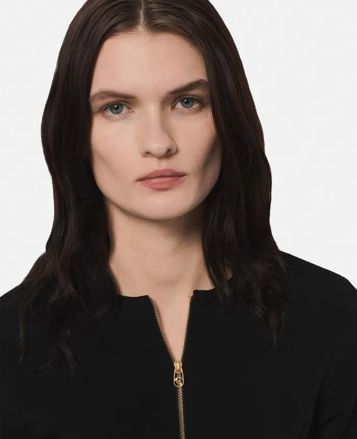 Women Shirts And Tops Stella McCartney Arlesa Double Split Hem Zip Blouse Black Women Shirts And Tops Stella McCartney Arlesa Double Split Hem Zip Blouse Black