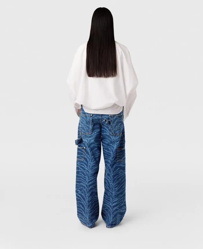 Women Shirts And Tops Stella McCartney Cape Layer Long Sleeve Shirt Pure White