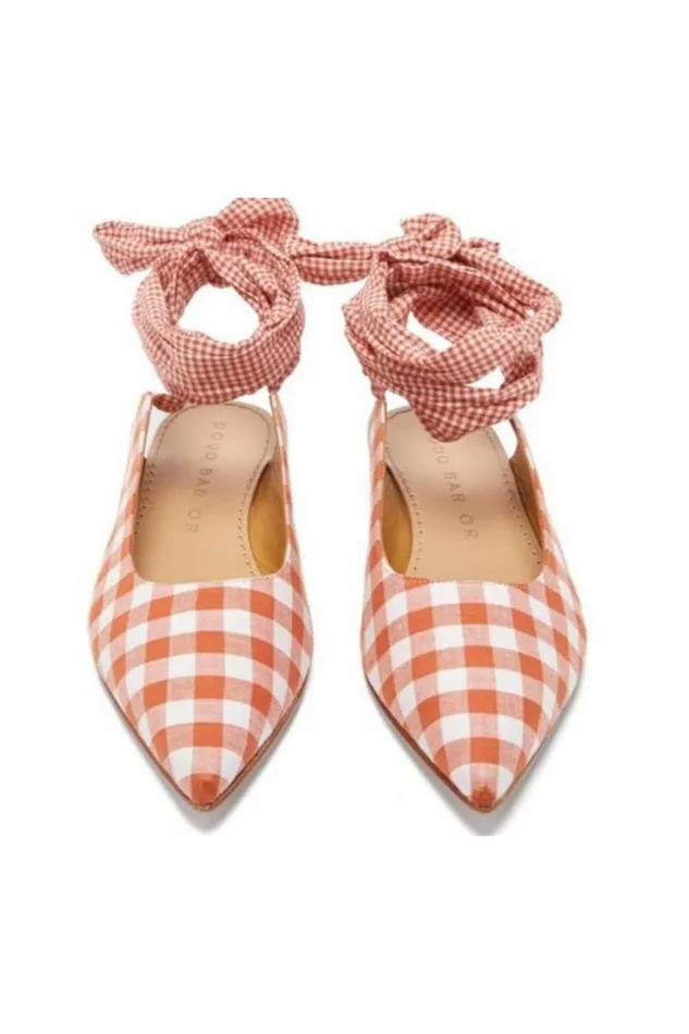 Women Shoes DODO BAR OR Ronaldo Pointy Slingback Rust