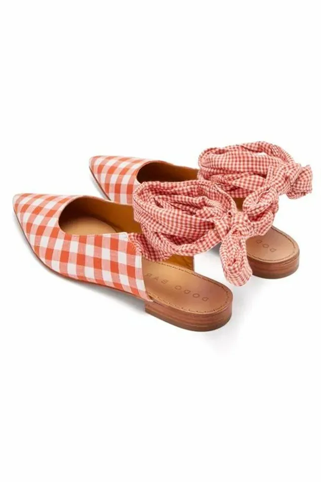 Women Shoes DODO BAR OR Ronaldo Pointy Slingback Rust
