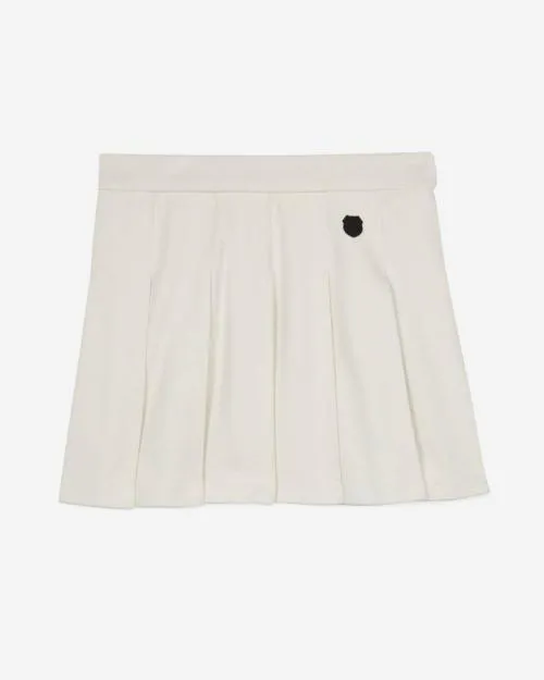 Women Skirts and Shorts The Kooples Ecru Short Pleated Skirt Ecru