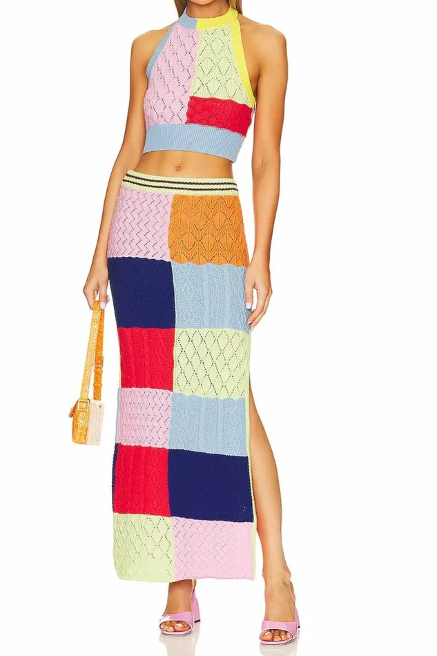 Women Skirts DODO BAR OR Rose Skirt Colorful