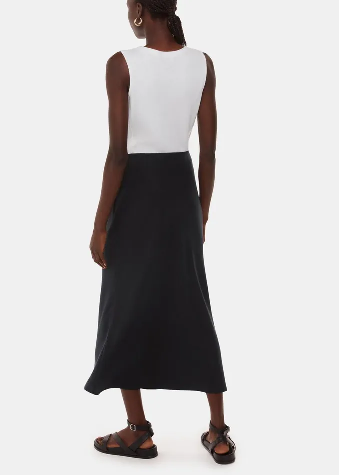 Women Skirts Whistles Black Louise Bias Cut Skirt