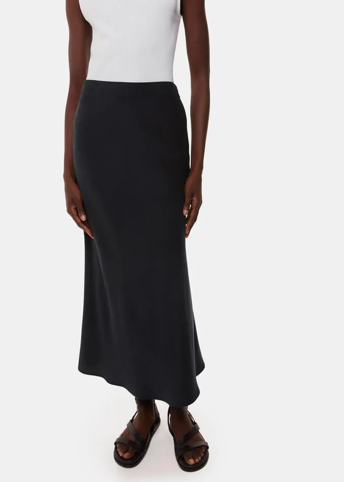 Women Skirts Whistles Black Louise Bias Cut Skirt