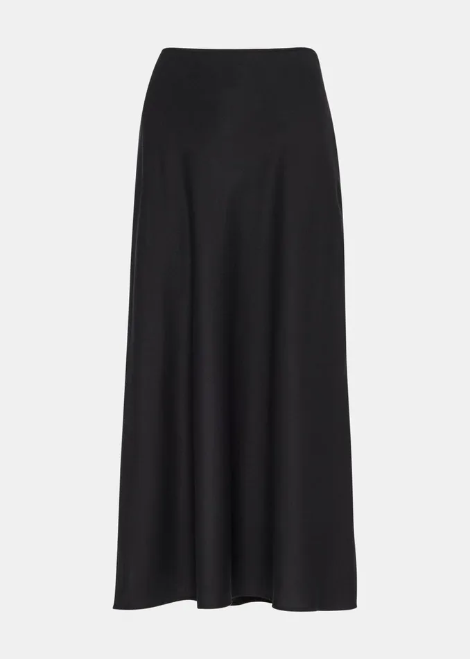 Women Skirts Whistles Black Louise Bias Cut Skirt