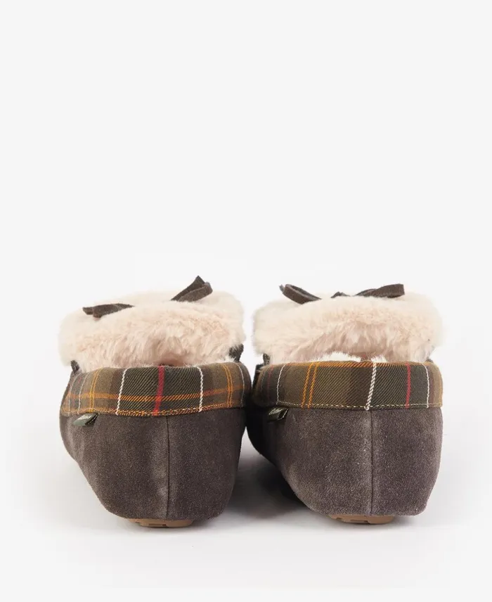 Women Slippers Barbour Darcie Slippers Choco Suedeclassic Women Slippers Barbour Darcie Slippers Choco Suedeclassic