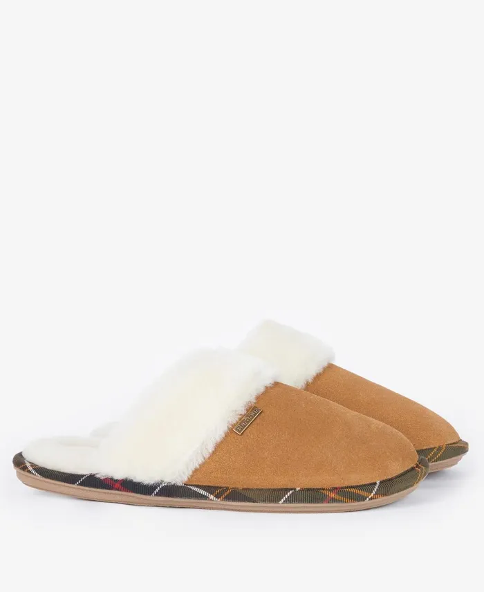Women Slippers Barbour Ellery Mule Slippers Camel Women Slippers Barbour Ellery Mule Slippers Camel