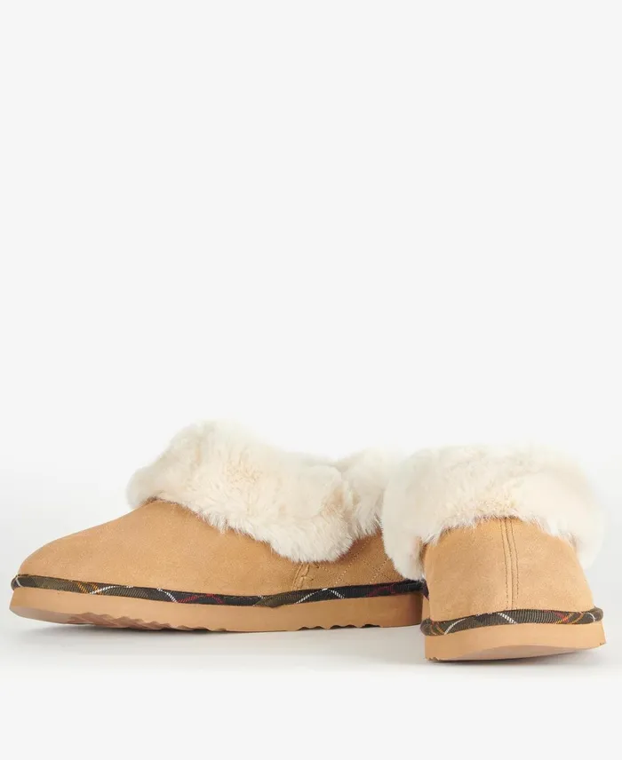 Women Slippers Barbour Nancy Slippers Choco Suede Women Slippers Barbour Nancy Slippers Choco Suede