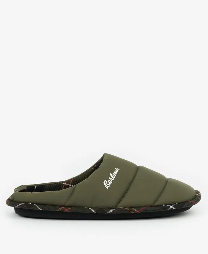 Women Slippers Barbour Scottie Slippers Olive