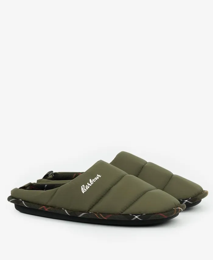 Women Slippers Barbour Scottie Slippers Olive
