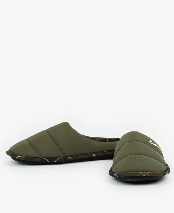 Women Slippers Barbour Scottie Slippers Olive
