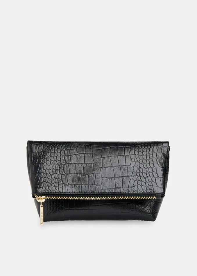 Women Small Bags and Clutches Whistles Black Cecilia Make Up Bag