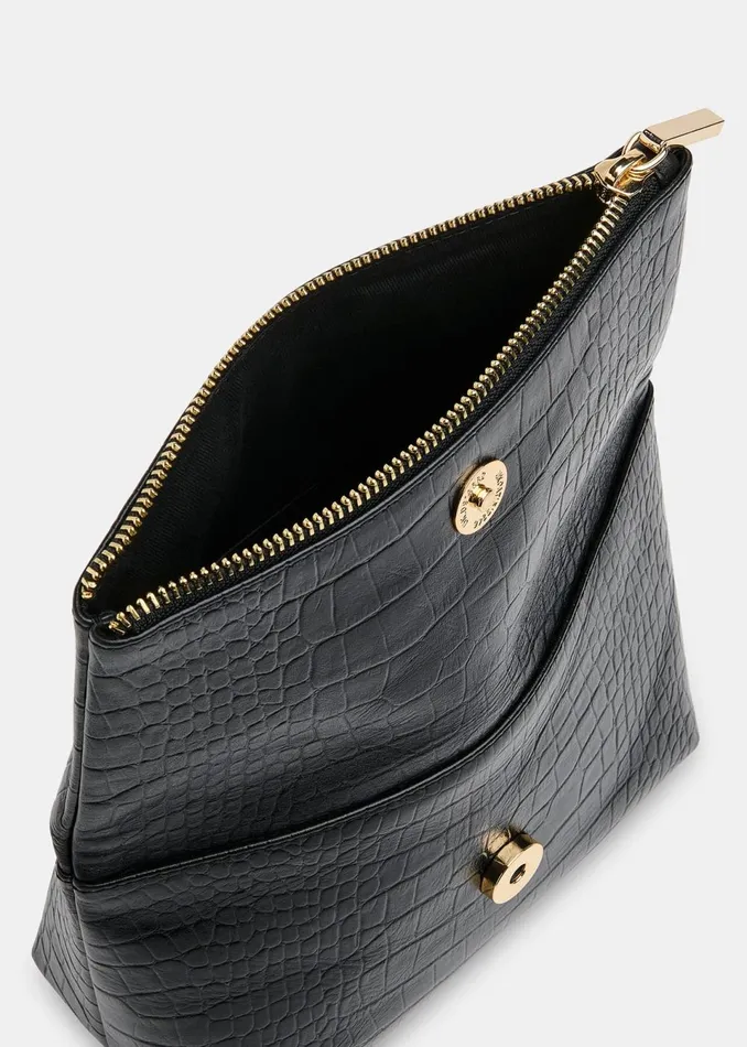 Women Small Bags and Clutches Whistles Black Cecilia Make Up Bag