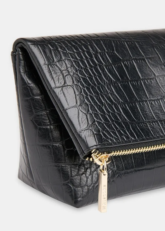 Women Small Bags and Clutches Whistles Black Cecilia Make Up Bag