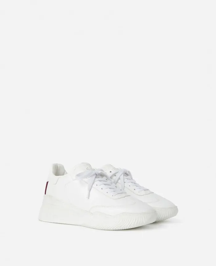 Women Sneakers Stella McCartney Loop Laceup Sneakers White