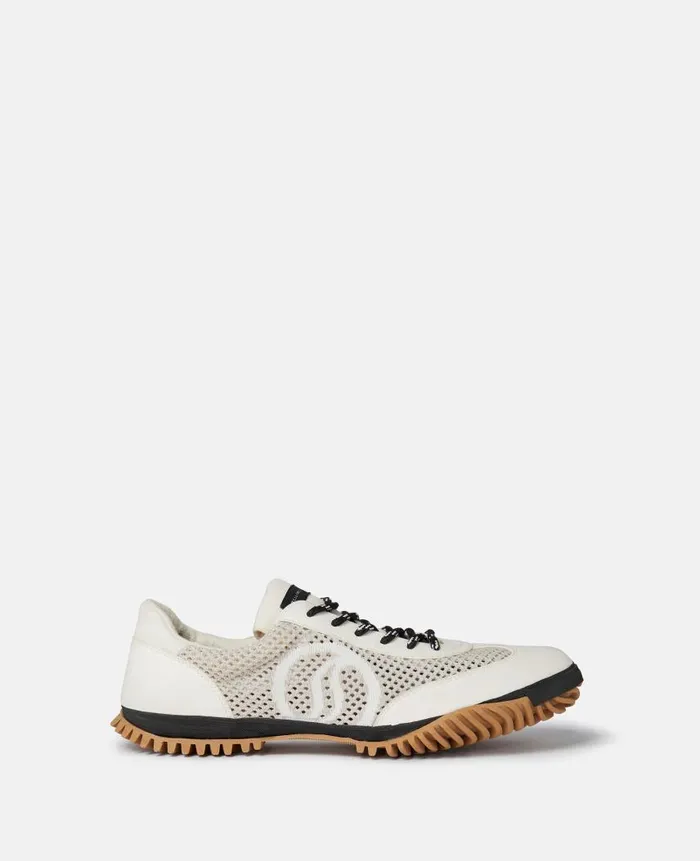 Women Sneakers Stella McCartney SWave Sport Mesh Paneled Sneakers Pure White