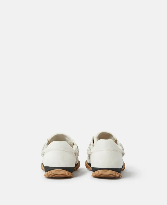 Women Sneakers Stella McCartney SWave Sport Mesh Paneled Sneakers Pure White
