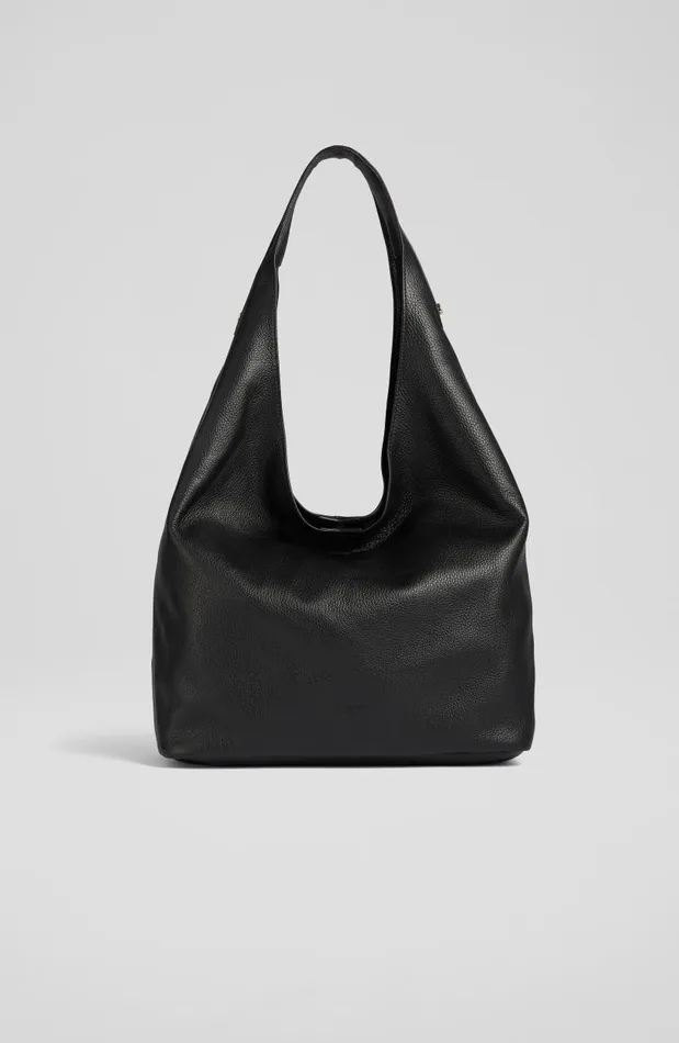 Women Soula Black Leather Slouchy Shoulder Bag LKBennett Shoulder Bags Women Soula Black Leather Slouchy Shoulder Bag LKBennett Shoulder Bags
