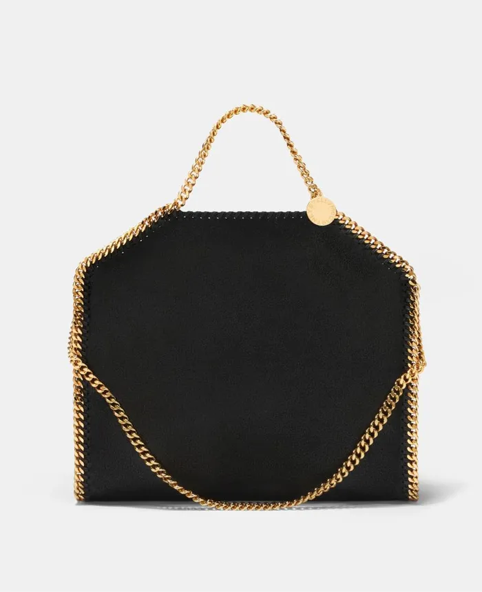 Women Stella Icons Stella McCartney Falabella FoldOver Tote Bag Black