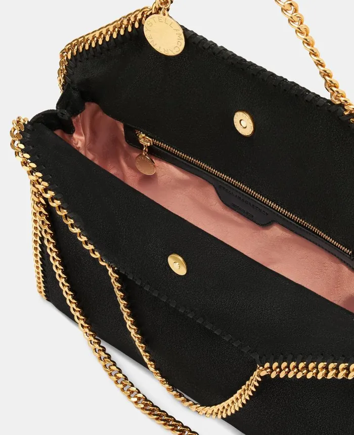 Women Stella Icons Stella McCartney Falabella FoldOver Tote Bag Black