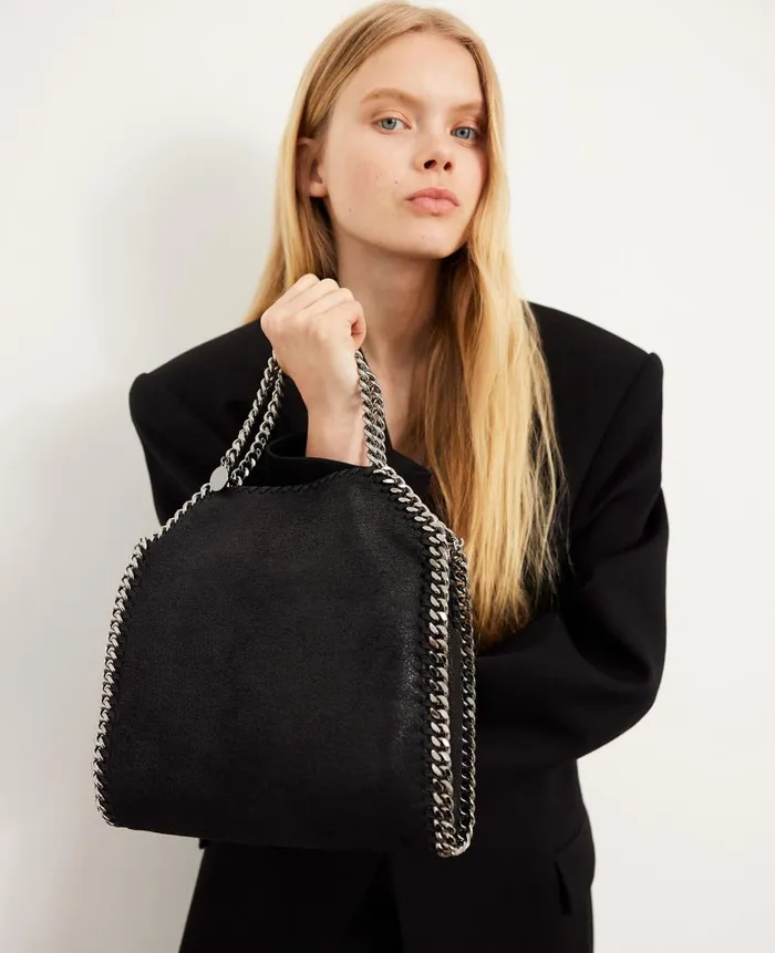 Women Stella Icons Stella McCartney Falabella Mini Tote Bag Black