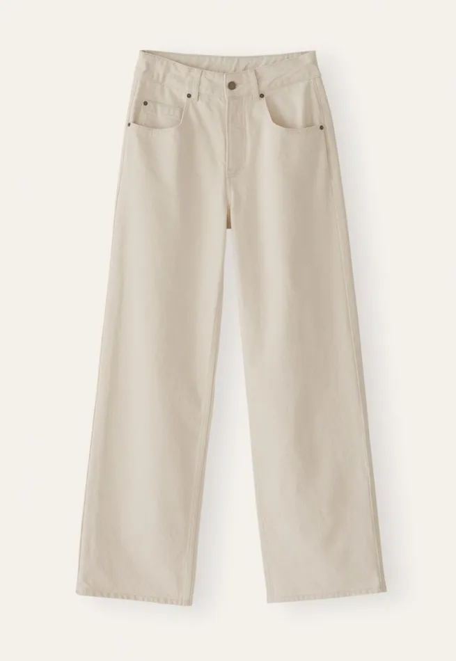 Women Straightleg Jeans Poetry Fashion Trousers and Shorts