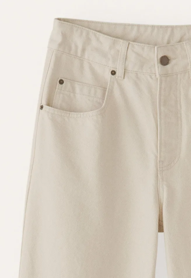 Women Straightleg Jeans Poetry Fashion Trousers and Shorts