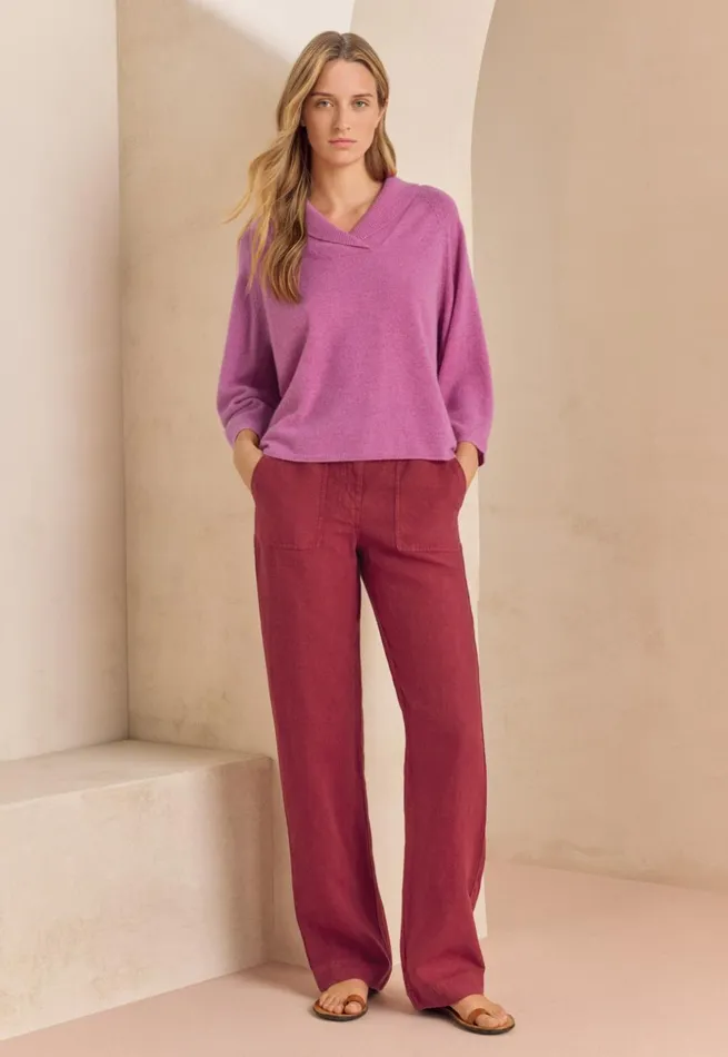 Women Straightleg Trousers Poetry Fashion Trousers and Shorts
