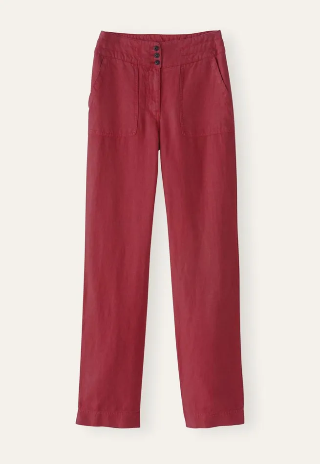 Women Straightleg Trousers Poetry Fashion Trousers and Shorts