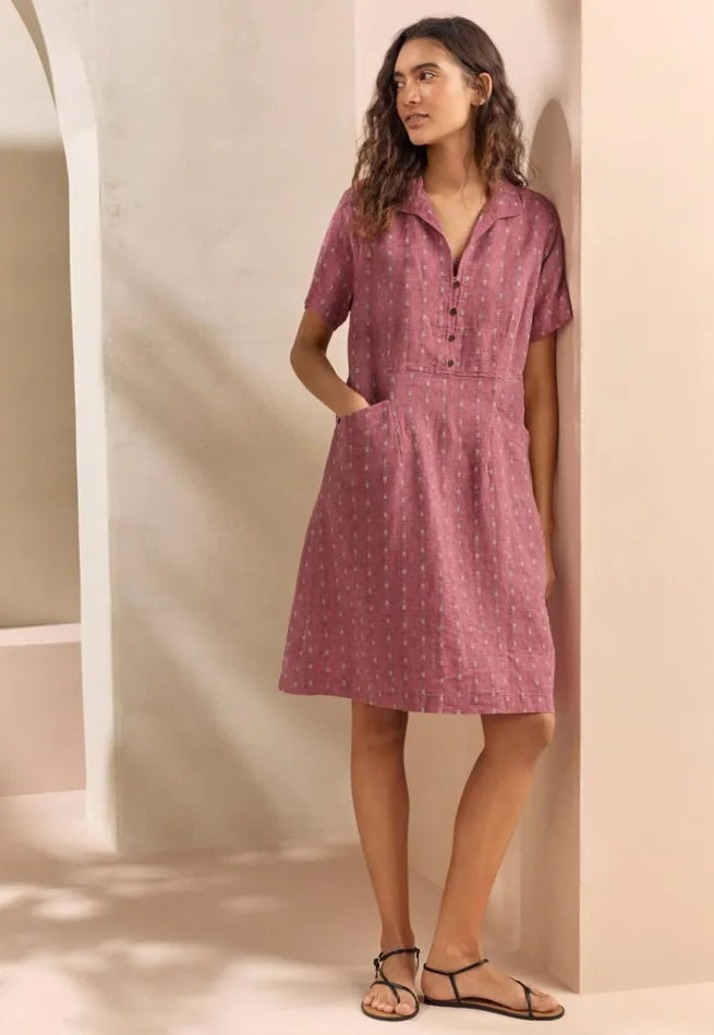 Women Striped Dress Cranberry Poetry Fashion Dresses and Skirts