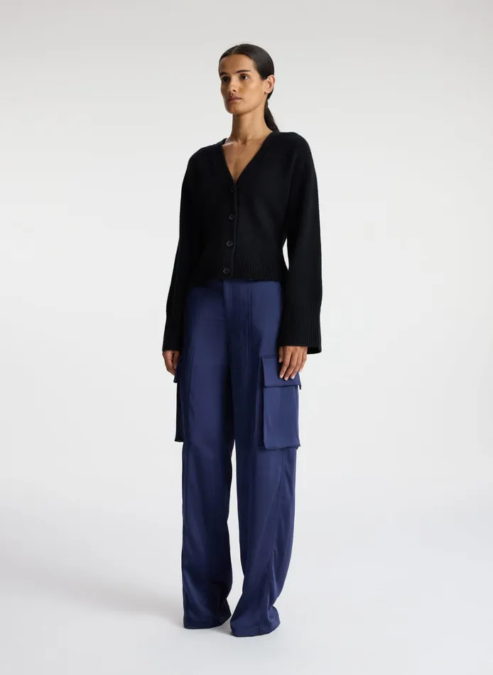 Women Sweaters ALC Henry Cashmere Cardigan Black