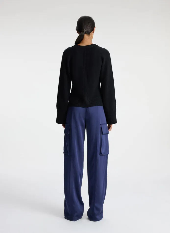 Women Sweaters ALC Henry Cashmere Cardigan Black