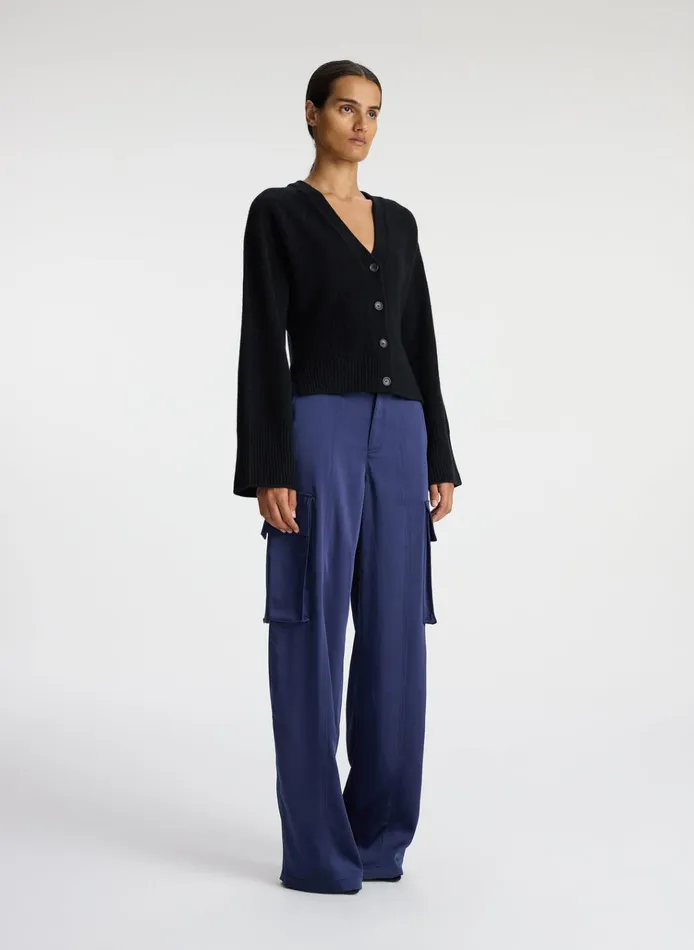 Women Sweaters ALC Henry Cashmere Cardigan Black